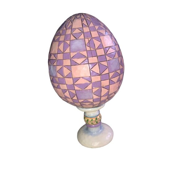 Jim Shore Heartwood Creek Small Town Big Blessing Egg Figurine 4007545 - Picture 5 of 13